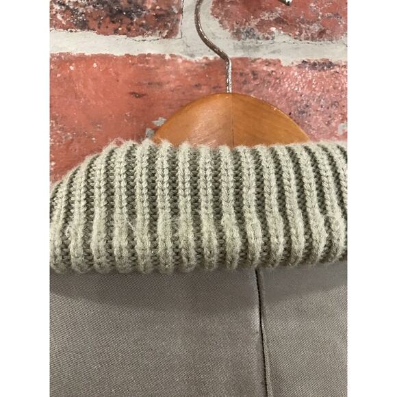 Diesel Black Gold Ribbed Trim Wool Blend Techno Fabric Jacket Large RARE $500 - Picture 8 of 10